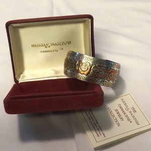Vintage Reed & Barton Damascene Cuff-New Old Stock